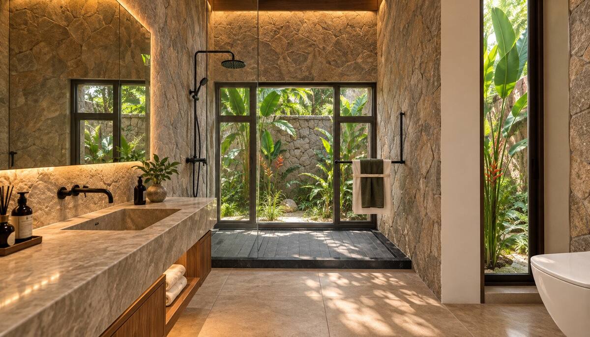 Aroha by Caper cottage bathroom