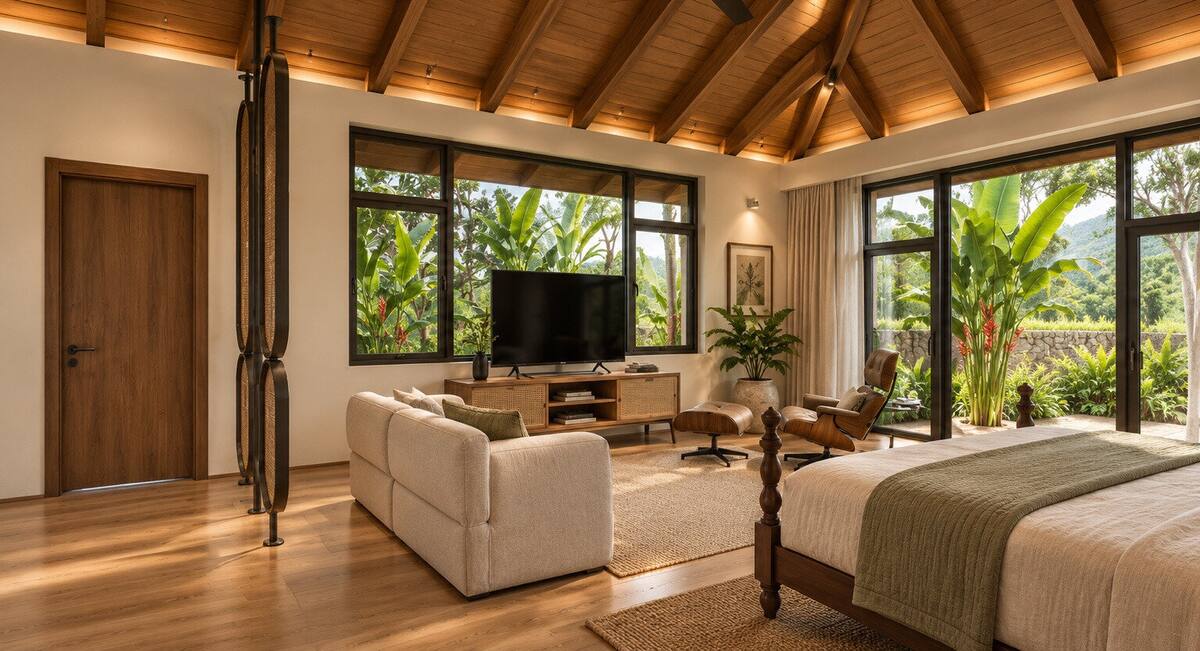Aroha by Caper villa bedroom